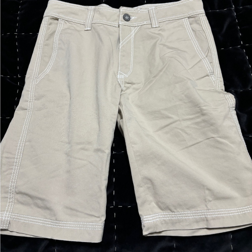 NEW Khaki Buckle Cargo Shorts (30/23)